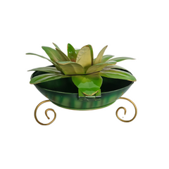 Flower Mosquito Coil Holder Green 17cm
