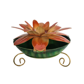 Flower Mosquito Coil Holder Orange 17 cm