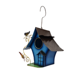 Bird House Blue with bugs 30 cm