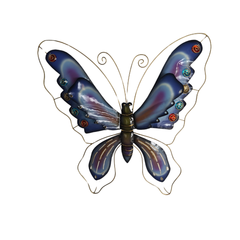 Butterfly Wall hanging Blue 50 cm