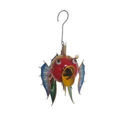 Fish Hanging small Green Blue 20 cm