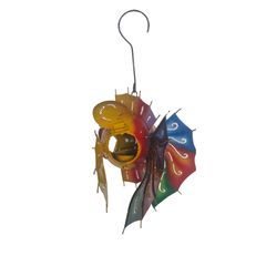 Fish Hanging small Green Blue 20 cm