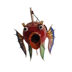 Fish Hanging small Red Blue 20 cm