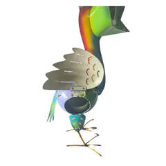 Elmo Bird candle holder Red Blue 30 cm