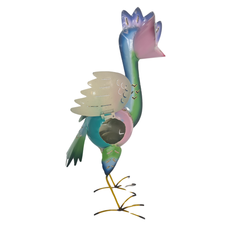 Elmo Bird candle holder Pink Green 40 cm