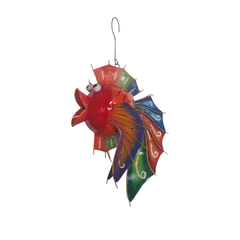 Fish Hanging Med Yellow Blue 27 cm
