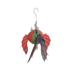 Fish Hanging Med Yellow Blue 27 cm