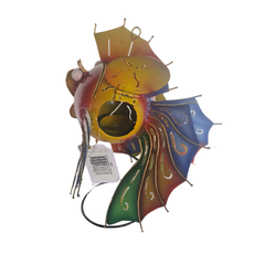 Fish Standing Med Yellow Blue 27 cm