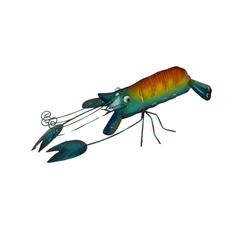 Colourfull Shrimp Yellow 42 cm