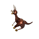 Kangaroo Candle holder Brown 27 cm