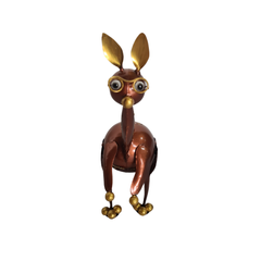 Kangaroo Candle holder Brown 27 cm