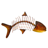 Fish skeleton brown 45 cm