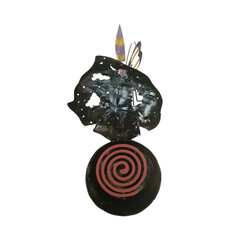 Mosquito coil holder butterfly on a leaf 23 cm