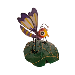 Mosquito coil holder butterfly on a leaf 23 cm