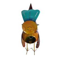 Owl candle holder with pointed hat 20 cm