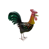 Rooster black and red 40 cm