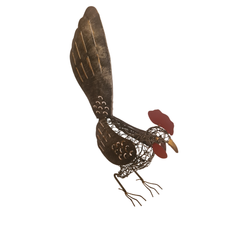 Wire Black Rooster 45 cm