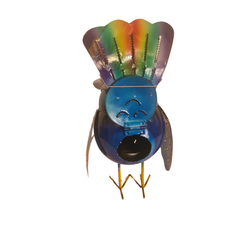 Owl with flat hat candle holder 20 cm