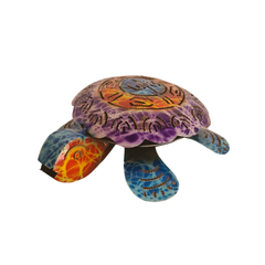 Turtle multi colour mosquito coil holder 17 cm