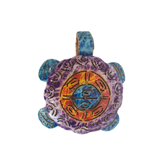 Turtle multi colour mosquito coil holder 17 cm