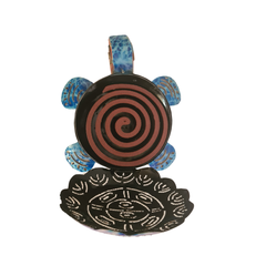 Turtle multi colour mosquito coil holder 17 cm