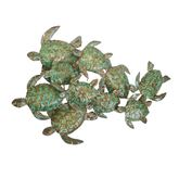 Turtle group wall hanging 80 cm