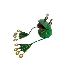 Frog sitting with Ring toes 13 cm