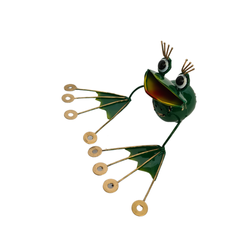 Frog sitting with Ring toes 13 cm