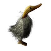 Duck high heels full grey hair coat 25 cm