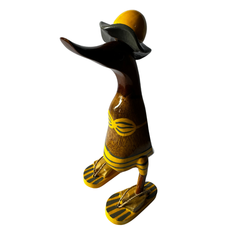 Duck yellow bikini, hat and flip flops 25 cm