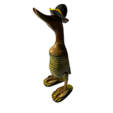 Duck striped yellow one piece 35 cm