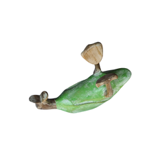 Duck bottle holder green 25 cm