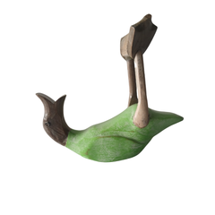 Duck bottle holder green 25 cm