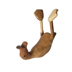 Duck bottle holder natural 25 cm