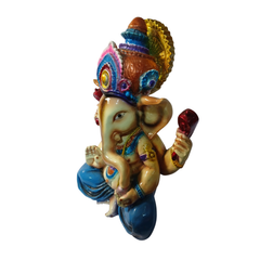 Ganesha or elephant-headed deity in resin 34 cm high