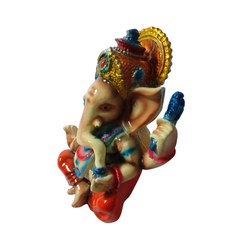 Ganesha or elephant-headed deity in resin 14 cm high