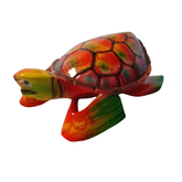 Turtle red in resin 16 cm long