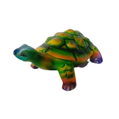 Turtle green in resin 15 cm long
