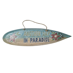 Wall plaque "Another day in paradise" 50 cm