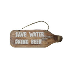 Sign "Save Water Drink Beer" 30 cm