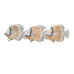 Fish Wall Hanging White 50 cm