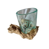 Vase glass 10 cm rectangle