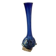 Flower vase blue 40 x 16 cm