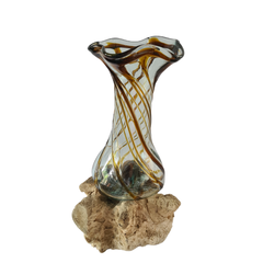 Flower vase 2 colors (brown) 40 x 18 cm