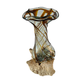 Flower vase 2 colors (brown) 40 x 18 cm