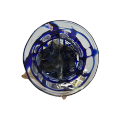 wood glass 2 colors blue 14 x 14 cm cm