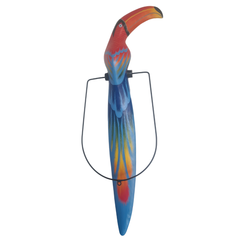 Toucan on Swing Long Tail Blue 100 cm