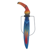 Macaw On Swing Long Tail Red 100 cm