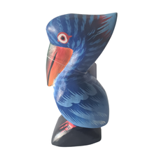 Pelicans squatting on rocks blue 15 cm