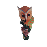 Owl with baby brown 100 cm